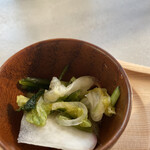 喫茶 ベレー - 浅漬け、美味。