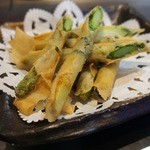 にかいのてっぱん キッチンK - アスパラ大葉スティク