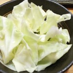 焼き鳥 ばかちん - キャベツはレギュラーですけど？？？