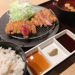 牛カツ京都勝牛 - 牛リブロースカツ・牛ロースカツ京玉膳（相盛り）