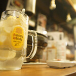 大衆炭火焼肉ジンギスカン ホルモン酒場 風土. - メガ極旨レモサワ