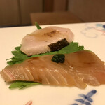 鮓 きずな - 宮城県石巻 鰆漬け、淡路島 鰆 藁燻製 完熟ペッパーと