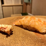 鮓 きずな - 兵庫県しらさ海老昆布締め