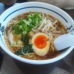 麺屋あおい 甘木店 - 醤油ラーメン500円　煮卵付き(*^^*)