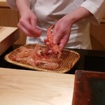 鮨 あらい - 車海老 ③