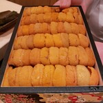 鮨 あらい - バフンウニ (鴎洋水産の希海) 