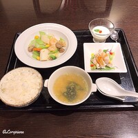 中国料理 豪華 - 11/9 海老ｲｶと季節野菜の柚子炒め