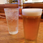 Yakitori Jukuseigyo Kizaki - ビールと白州ハイボールで乾杯です