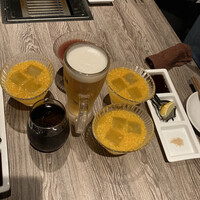 焼肉&手打ち冷麺 二郎 KANAYAMA - 飲み放題で乾杯♪