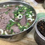 劉山東牛肉麵 - 清燉牛肉麺と豆鼓