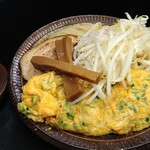 自家製麺 工藤 - 青森名物の貝焼き風卵焼きトッピング