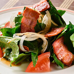 キッチン 秋津 - ホーレン草とベーコンの和風サラダ