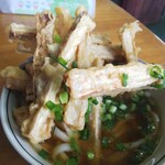 満所茶屋 - 箸の太さとの対比！笑笑