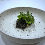 MAISON LAFITE - 穴子(対島)竹炭をまぶしたフリット　