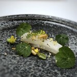 MAISON LAFITE - ＊槍烏賊は甘く、茶豆のクリームとともに頂くとより甘味を感じ美味しい。