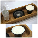 MAISON LAFITE - 自家製バター（コレが美味しいのです）、糸島の塩、オリーブオイル