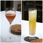 MAISON LAFITE - ◆主人が頂いたドリンク・・運転しますので、どちらもノンアルコール。季節の果実酒ソーダ(1000円：税別）、 ノンアルコールスパークリング(1000円：税別）