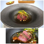 MAISON LAFITE - ＊お肉自体も柔らかく美味しいのですが、火入れが絶妙。 お肉そのままでも美味しいのですが、スープをかけることでサッパリし2つの味わいで愉しめます。