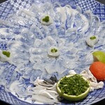 開花屋 - 天然トラフグのてっさ