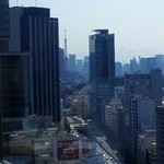 レストランアビエント - 席からの景色；実は東京タワー見えてます