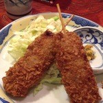 田舎亭ふたりしずか - 串かつ2本…500円