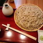 ひろしま 蕎麦人 - ざるそばの大盛り，７００円＋２５０円です。