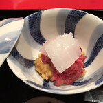 にくの匠 三芳 - 特選但馬牛コース　ユッケ