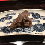 にくの匠 三芳 - 特選但馬牛コース　鮑にキャビア、黒トリュフ 添え