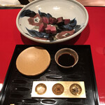 にくの匠 三芳 - 特選但馬牛コース　ステーキと薬味