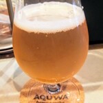 AQUWA brew works - スタートはABWとGBHのコラボ、リスターティングIPA!