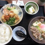 街かど屋 - 肉吸い＆油淋鶏（890円）