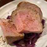 酒とパスタ 麹 - 国産豚ヒレのピンクロースト