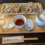 磊庵はぎわら - 水萌え・手碾そば