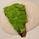 フロリレージュ - かつ藁焼き　グリーンカレーペースト塗り