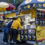 The Halal Guys - 調理カート。ここで買い物をします。