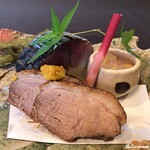 御料理 寺沢 - 銀の鴨 鴨ﾛｰｽ焼