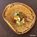 御料理 寺沢 - 菱蟹の剥き身にいくら