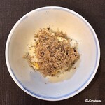 御料理 寺沢 - 穴子の飯蒸しトリュフ掛け