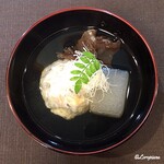 御料理 寺沢 - 鼈真薯と冬瓜の椀