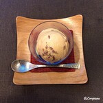 御料理 寺沢 - 小豆のｱｲｽｸﾘｰﾑ