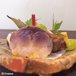 御料理 寺沢 - 金華鯖の鯖の棒寿司