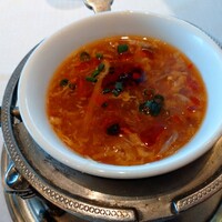 天厨菜館 新宿高島屋タイムズスクエア店 - フカヒレ酸辣湯