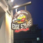 EDGE STORE - ハンバーガーとコーヒーで勝負するぞ！というわかりやすい看板