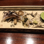 ごだん 宮ざわ - ２０２０年夏のコース とり貝の刺身