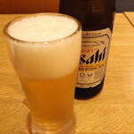 Ajian Dainingu & Gensen Niku Baru Ajito - 瓶ビール（アサヒスーパードライ）