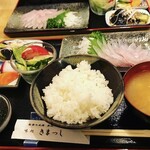 きまっし 本八幡店 - 皮はぎ刺身定食