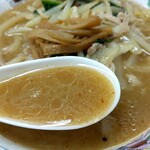 香来軒 - 味噌柳麺～スープ～【Oct.2020】