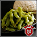 salt boiled edamame