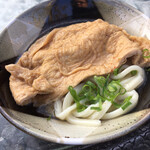 讃岐うどん がもう - いつもお揚げさんが綺麗に乗せられないのに悩む。