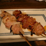 とりきん - 鶏串 豚串